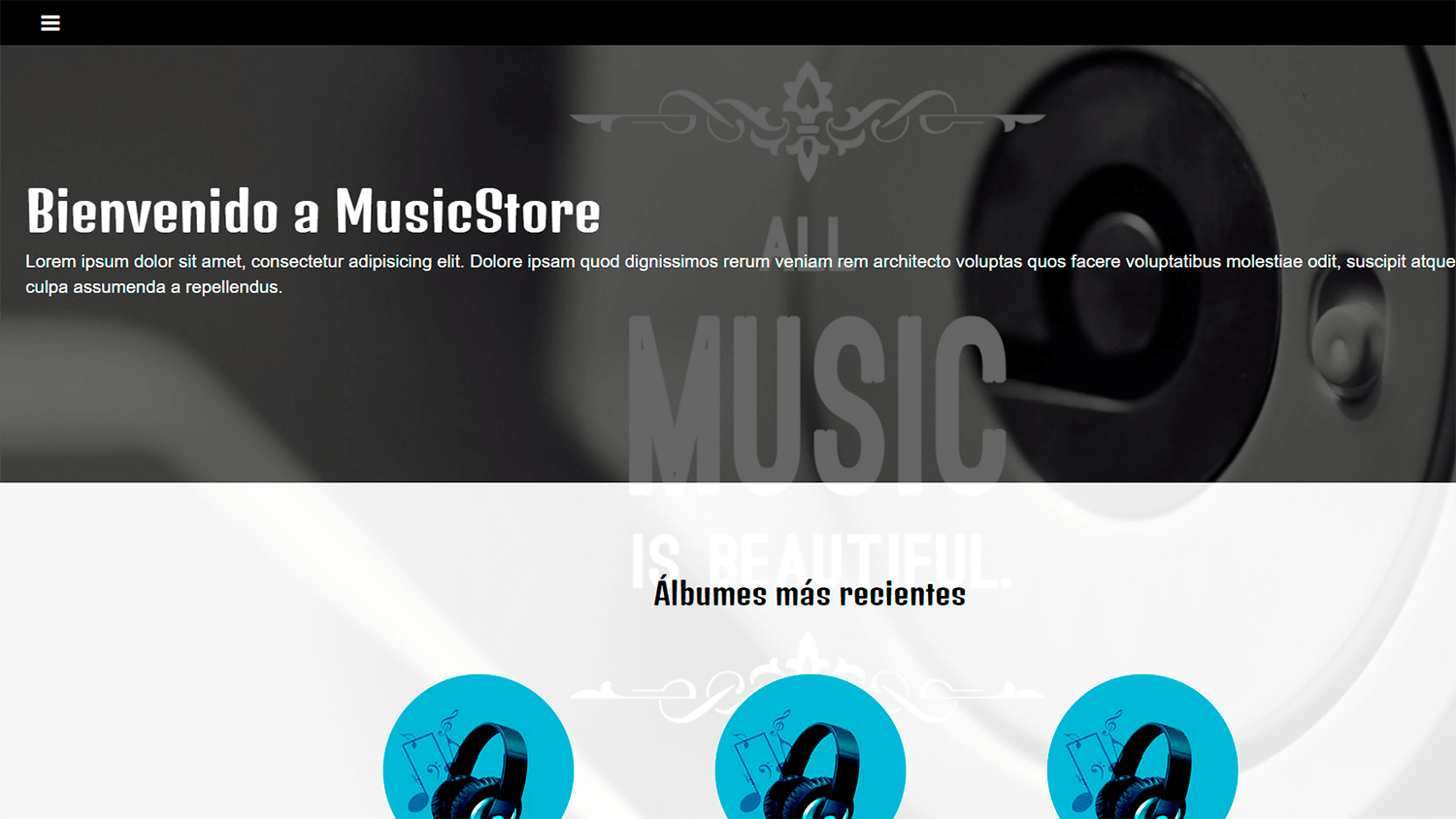 Tienda en linea de música